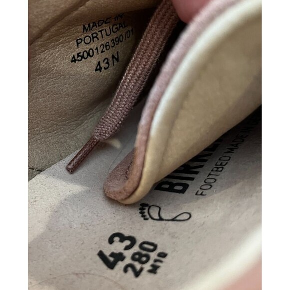 Birkenstock Bend Low Sneaker Pink Clay Suede Mens EU 43 size US 10 NEW nwt Shoe - Picture 12 of 13